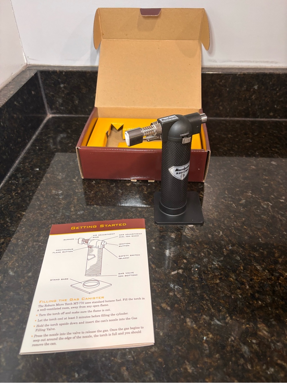 WILLIAMS SONOMA Vintage NIB Kitchen Torch - Picture 4 of 10